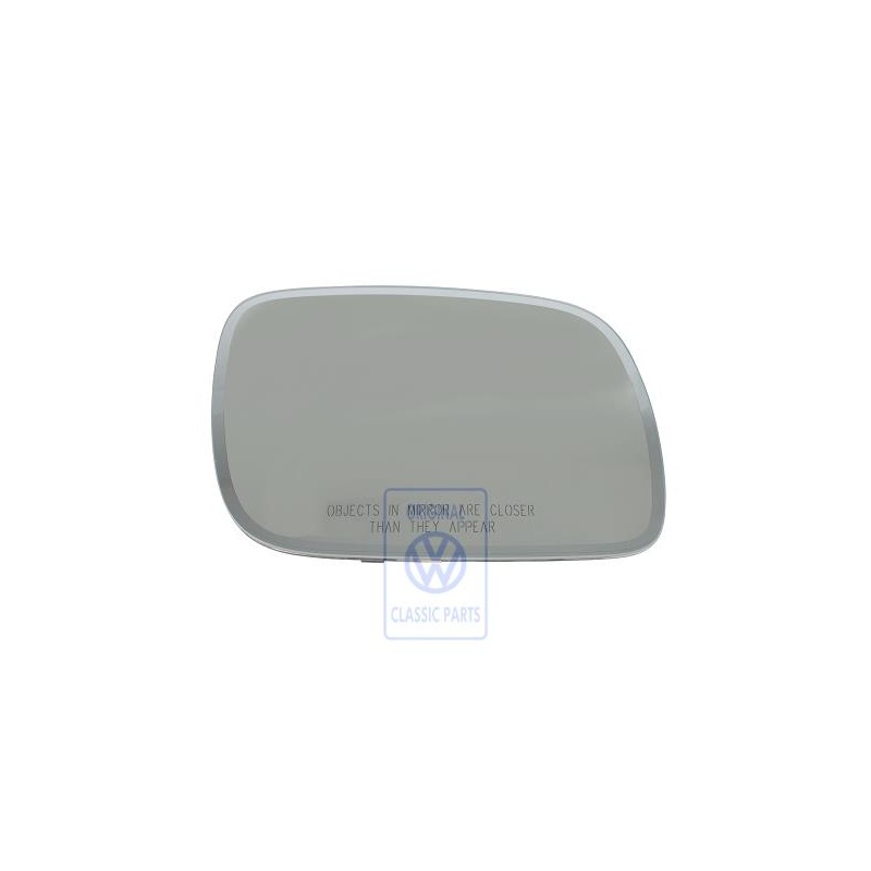 VW Original Miroir Retroviseur Convex Avec Plaque De Support - 7L6857522L