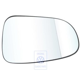VW Original Miroir (Aspherique - Grand Angle) Avec Plaque-Support - 7M0857521D