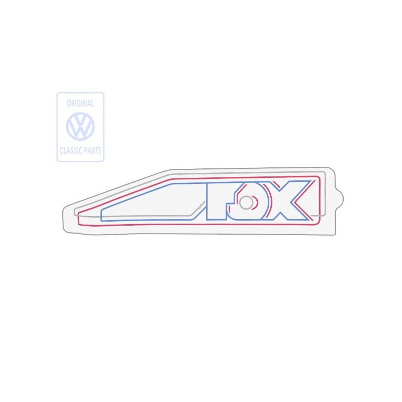 VW Original Bande Decorat. P. Panneau Lat. 