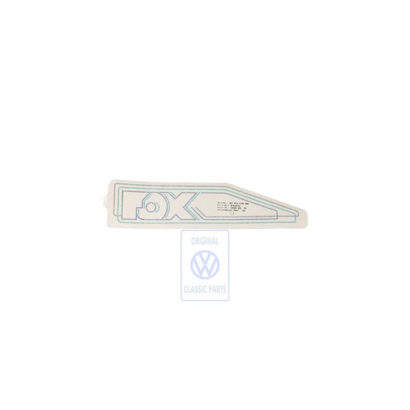 VW Original Bande Decorat. P. Panneau Lat. 
