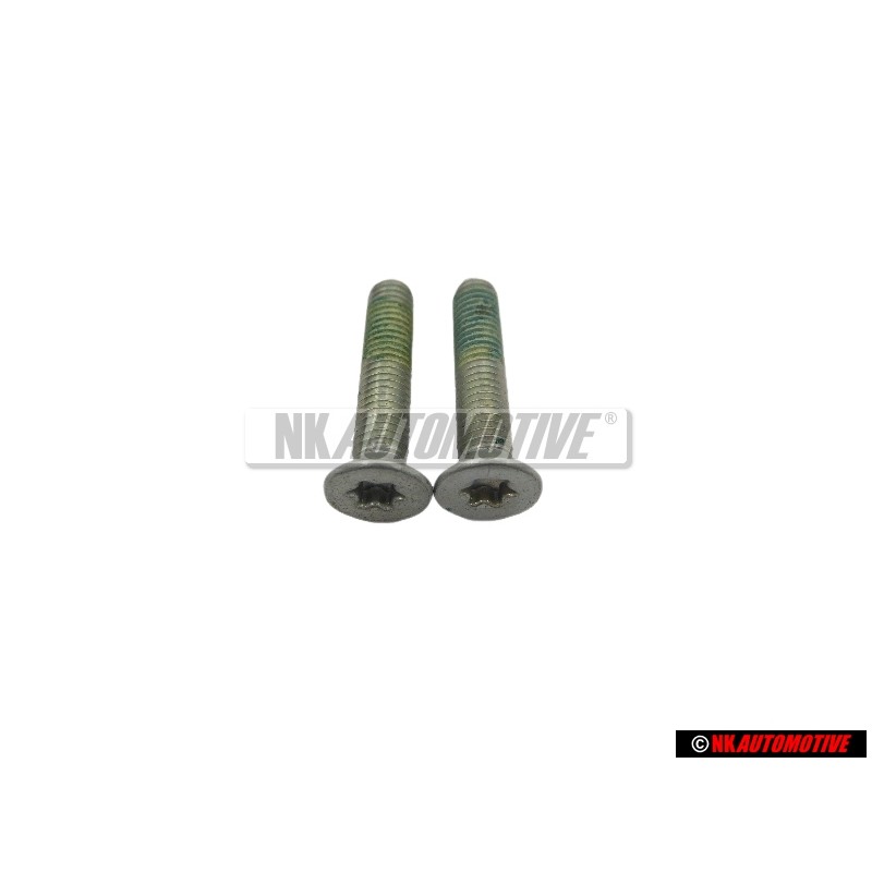 2x VW Original Vis Tete Fraisee - N 10045703