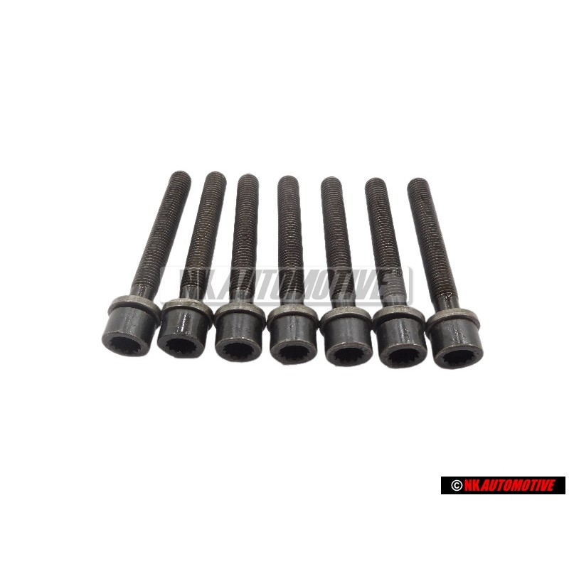 7x VW Original Vis A Tete Cylindrique Avec Empr. 