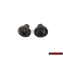 2x VW Original Ecrou A Embase Avec Multipan Creux - 021133915B