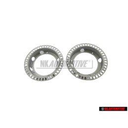 2x VW Original Cache Noir Satine - 357957087 01C