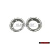 2x VW Original Cache Noir Satine - 357957087 01C