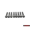 8x VW Original Vis A Tete Cylindrique Avec Six Pans Internes - N 01472615