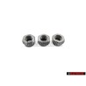 3x VW Original Ecrou 6 Pans, Autoserreur - N 0111821