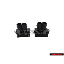 2x VW Original Boitier A Fiche Plate Avec Joint - 357951772