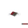 Audi Original S-LINE Volant Plaquette Embleme Logo Chrome Rouge - 4A0419685B