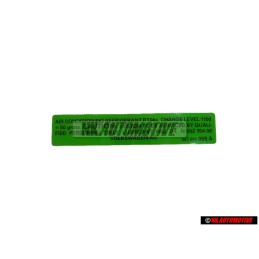 VW Original Etiquette Refrigerant P. 