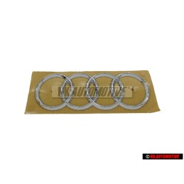 Audi Original Anneaux Arrière Embleme Logo Chrome - 4F0853742C 2ZZ