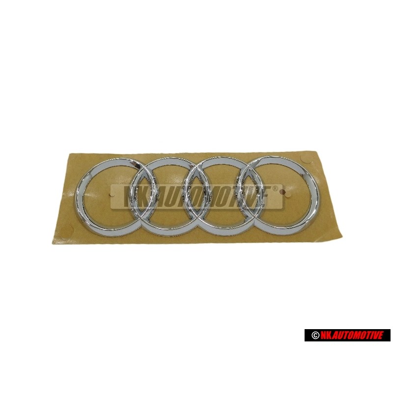 Audi Original Anneaux Arrière Embleme Logo Chrome - 4F0853742C 2ZZ