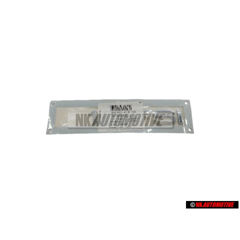 Audi Original 1.6 FSI Arrière Embleme Monogramme Logo Chrome - 8P0853743B 2ZZ
