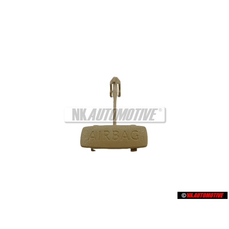VW Original Cache Avec Logo Beige Pur - 1K5853437 7G8