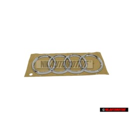 Audi Original Anneaux Arrière Embleme Logo Chrome - 8T0853742 2ZZ