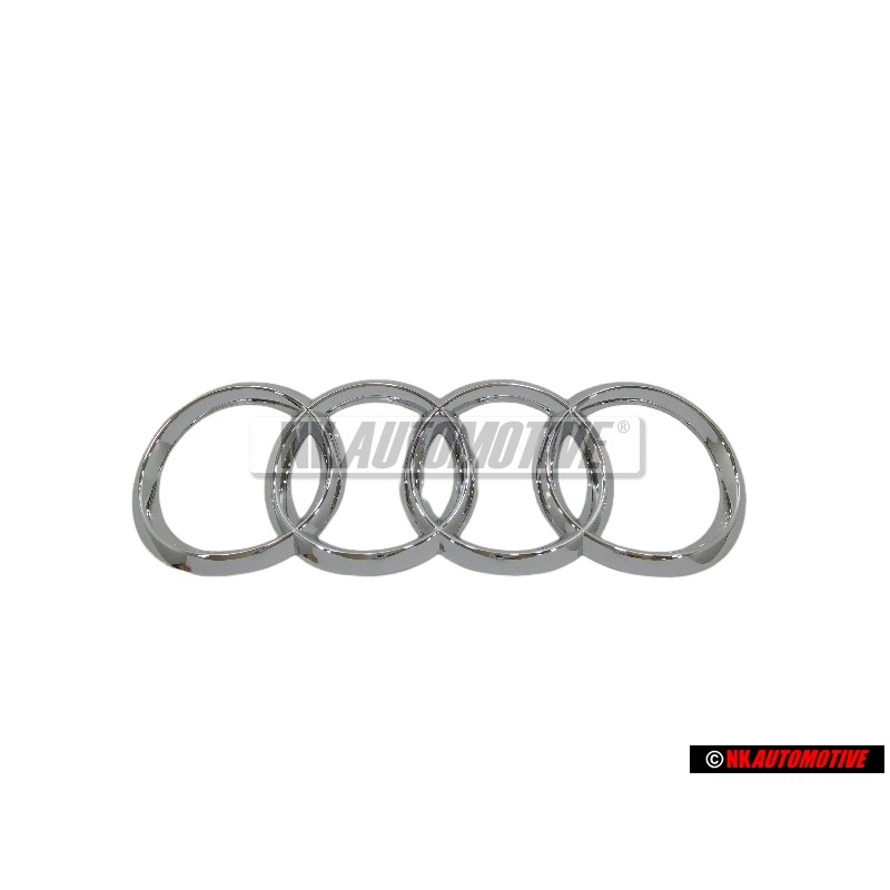 Audi Original Anneaux Arrière Embleme Logo Chrome - 8T8853742 2ZZ