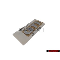 VW Original GTI Arrière Embleme Monogramme Logo Chrome - 1J0853675B 739