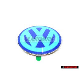 VW Original Arrière Embleme Logo Bleu Blanc - 1C0853630L 39A
