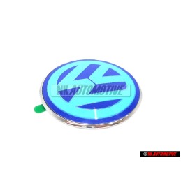 VW Original Arrière Embleme Logo Bleu Blanc - 1C0853630L 39A