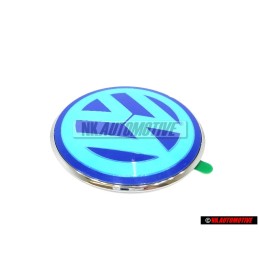 VW Original Arrière Embleme Logo Bleu Blanc - 1C0853630L 39A