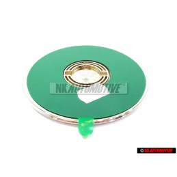 VW Original Arrière Embleme Logo Bleu Blanc - 1C0853630L 39A