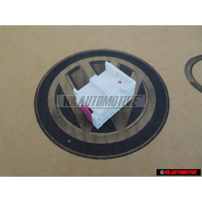 VW Original Boitier Contact Plat Avec Verrouillage Par Contact - 1K0972929E