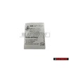 VW Original Plaque Indicatrice - 6X0010299A