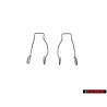 2x VW Original Porte-Ampoule - 191941160A