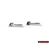 2x Audi Original SUPERCHARGED Côté Embleme Monogramme Logo - 4F0853601