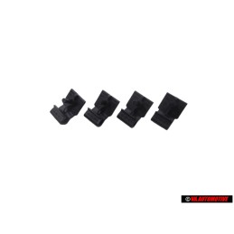 4x VW Original Support Noir Satine - 3A0867301 01C