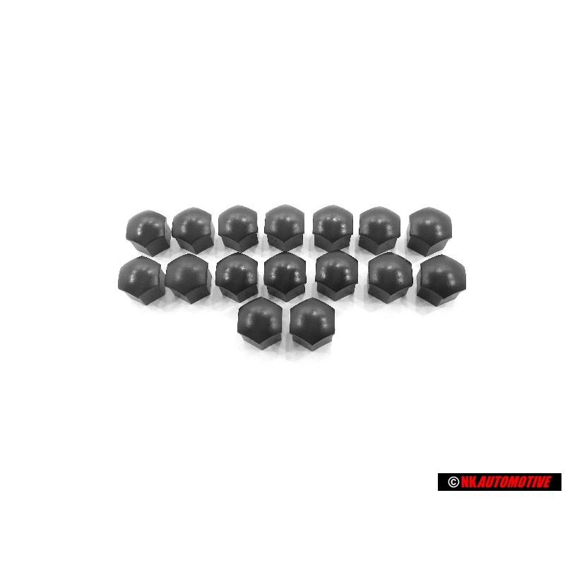 16x VW Original Capuchon De Boulon De Roue - 321601173A