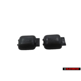 2x VW Original Coquille De Poignee Noir Satine - 311837247 01C