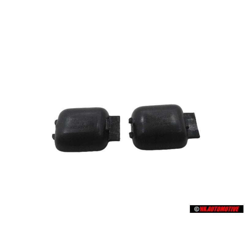 2x VW Original Coquille De Poignee Noir Satine - 311837247 01C