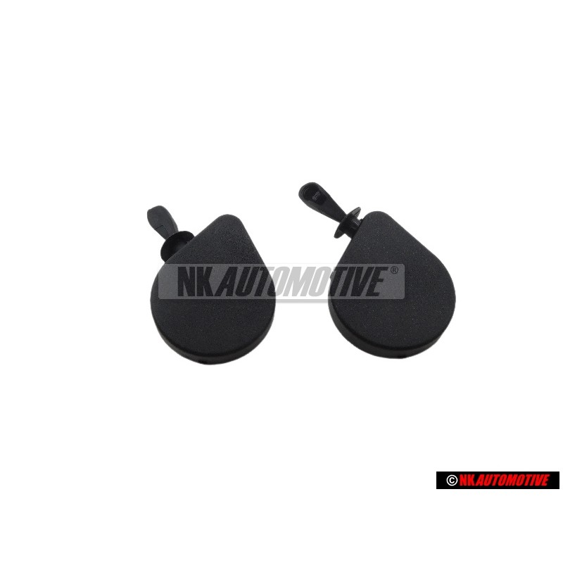 2x VW Original Sangle Fix.Avec Enrouleur Noir - 1J6867791A 5YV