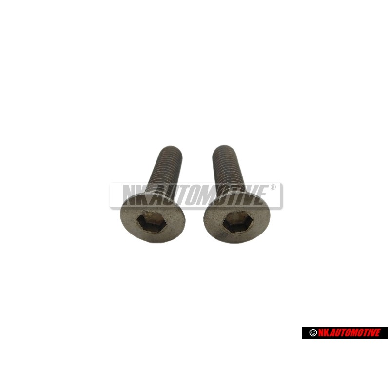 2x VW Original Vis Tete Bombee Fraisee - N 0214163