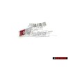 Audi Original S3 Volant Plaquette Embleme Logo Chrome Rouge - 8L0419685A