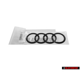 Audi Original Anneaux Arrière Embleme Logo Noir - 8V4853742A T94