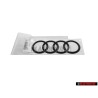 Audi Original Anneaux Arrière Embleme Logo Noir - 8V4853742A T94