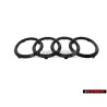 Audi Original Anneaux Avant Embleme Logo Noir - 4H0853605B T94