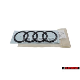 Audi Original Anneaux Arrière Embleme Logo Noir - 4M0853742D T94