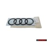 Audi Original Anneaux Arrière Embleme Logo Noir - 4M0853742D T94