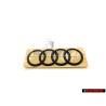Audi Original Anneaux Arrière Embleme Logo Noir - 8U0853742B T94