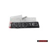Audi Original Anneaux Couverture Du Moteur Emblem Logo Noir Chrome - 06A103932Q