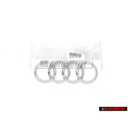 Audi Original Anneaux Arrière Embleme Logo Chrome - 8J0853742B 2ZZ