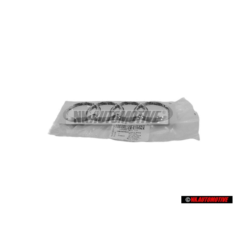 Audi Original Anneaux Arrière Embleme Logo Chrome - 8T0853742C 2ZZ
