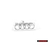 Audi Original Anneaux Arrière Embleme Logo Chrome - 8T8853742B 2ZZ