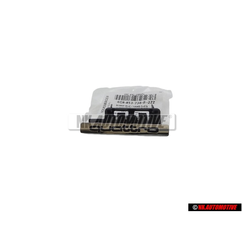 Audi Original QUATTRO Avant Embleme Monogramme Logo - 4G8853736B 2ZZ