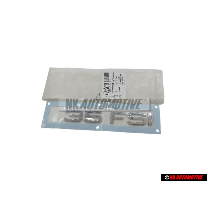 Audi Original 35 FSI Arrière Embleme Monogramme Logo Chrome - 4GD853744C 2ZZ