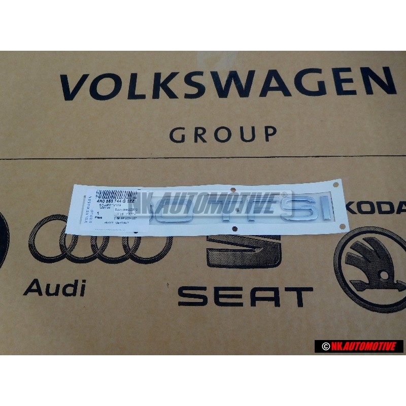 Audi Original 60 TFSI Arrière Embleme Monogramme Logo Chrome - 4H0853744G 2ZZ