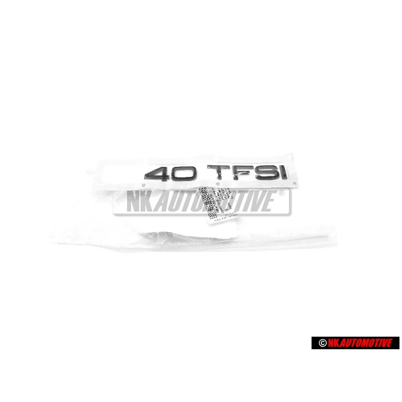 Audi Original 40 TFSI Arrière Embleme Monogramme Logo Noir - 83A853744A T94